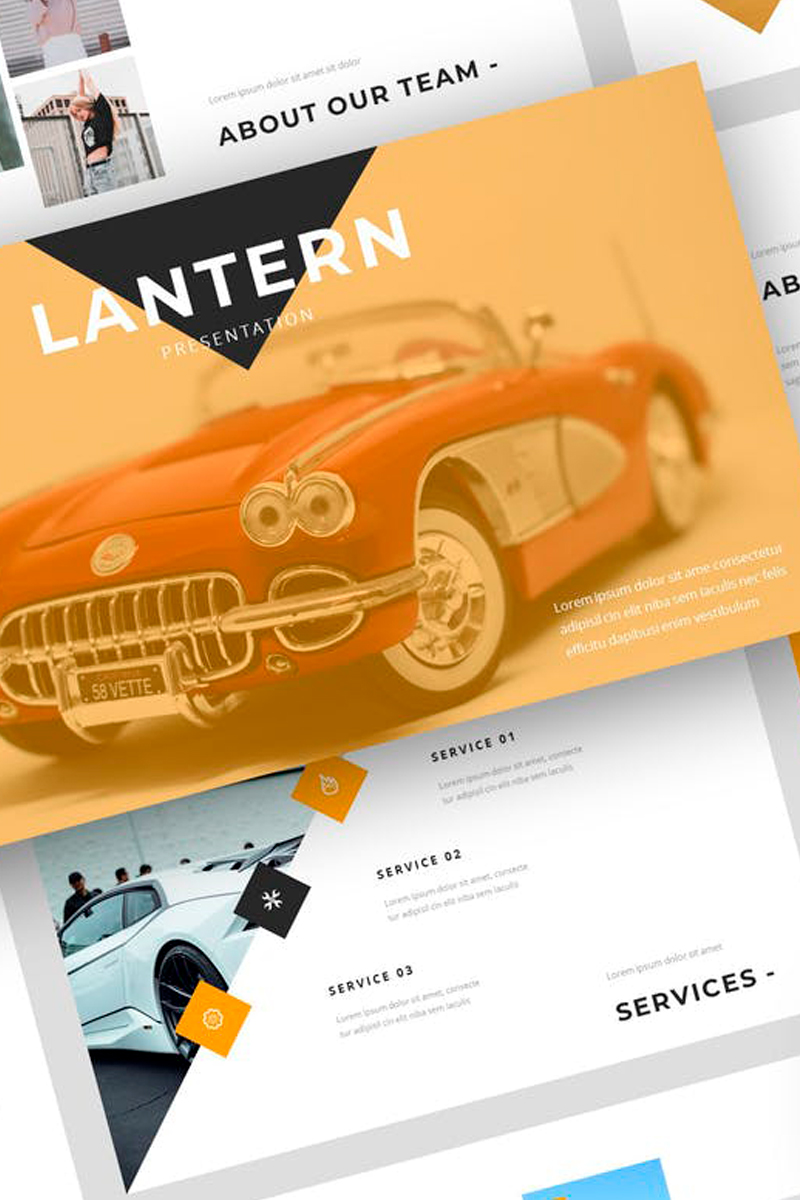 Lantern - Car Dealership Presentation PowerPoint template