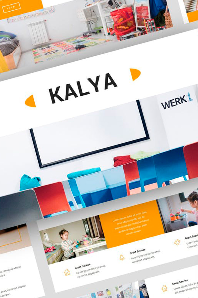 Kayla - Kindergarten Presentation PowerPoint template