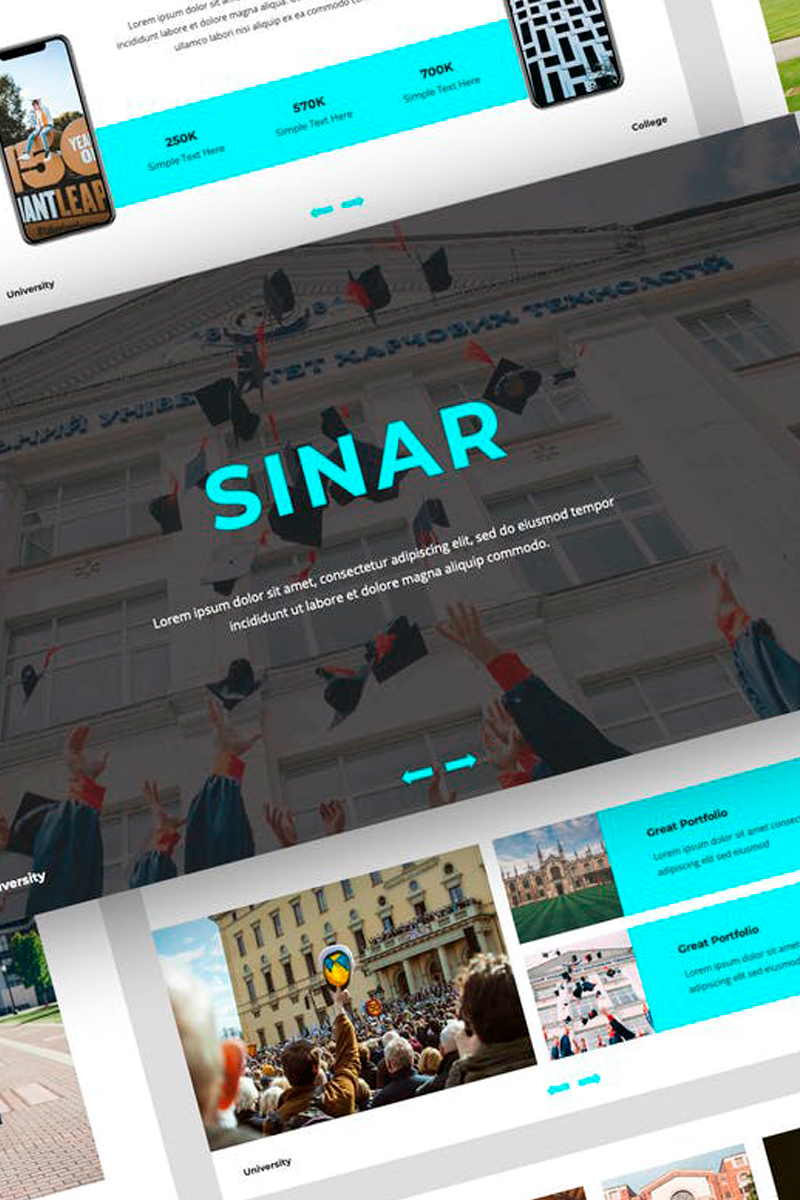 Sinar - University Presentation PowerPoint template