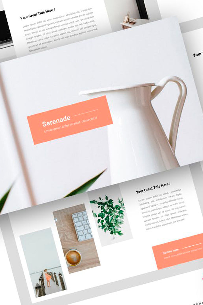 Serenade - Creative Presentation PowerPoint template