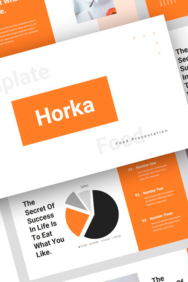 Horka - Food Presentation PowerPoint template