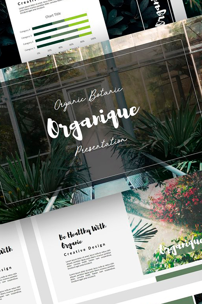 Organique - Botanical Presentation PowerPoint template