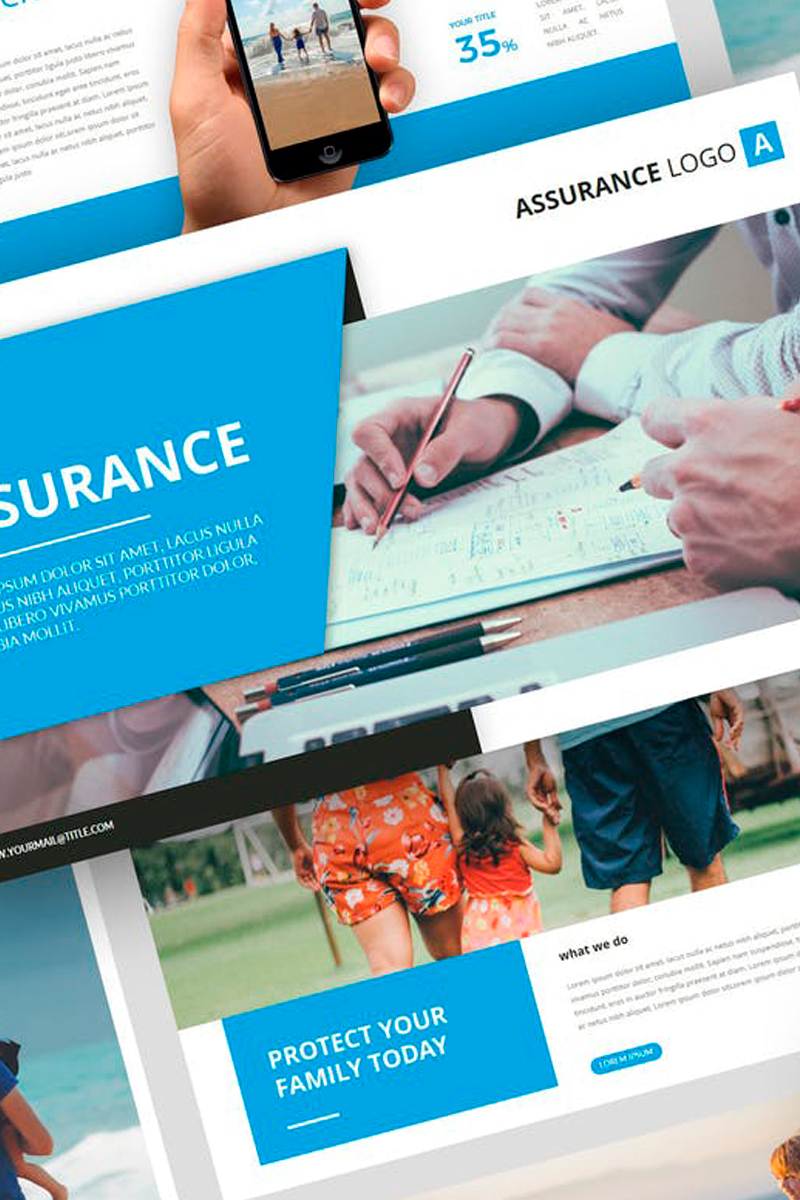 Assurance - Insurance Presentation PowerPoint template