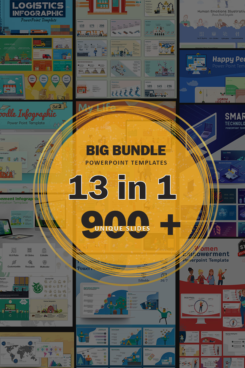 Big Bundle PowerPoint template