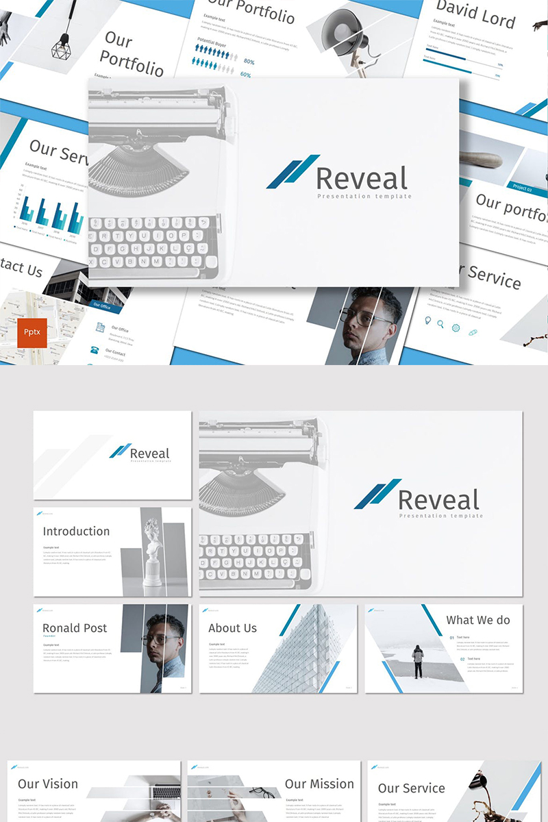 Reveal PowerPoint template