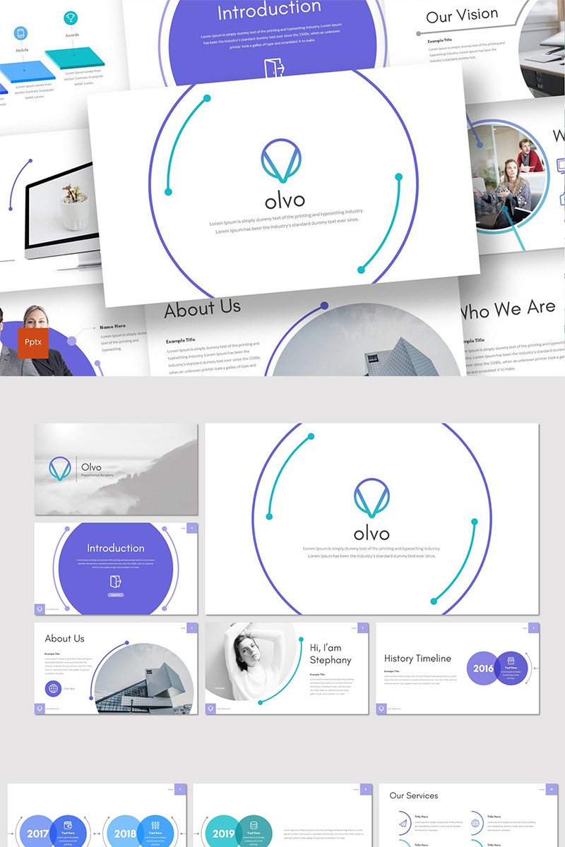 Olvo PowerPoint template