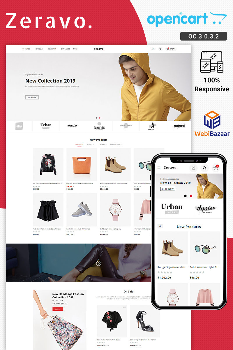 Zeravo - Fashion Responsive OpenCart Template