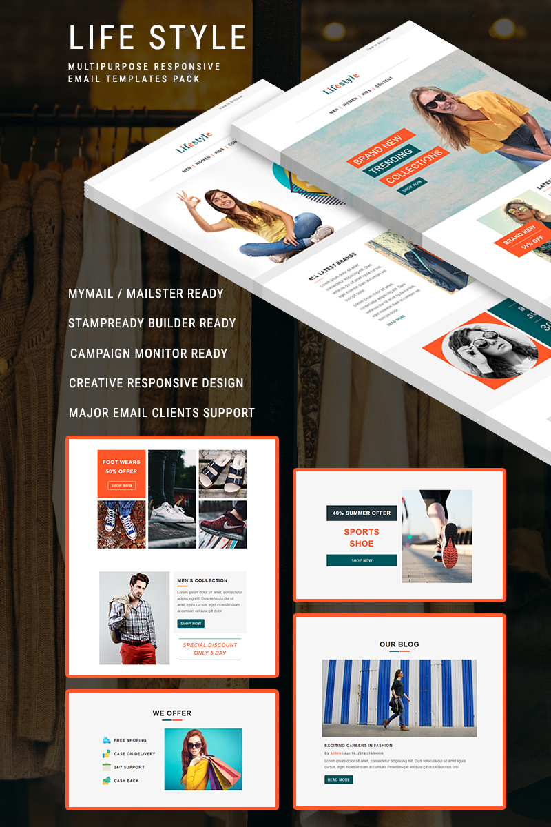 Life Style - Responsive Email Newsletter Template
