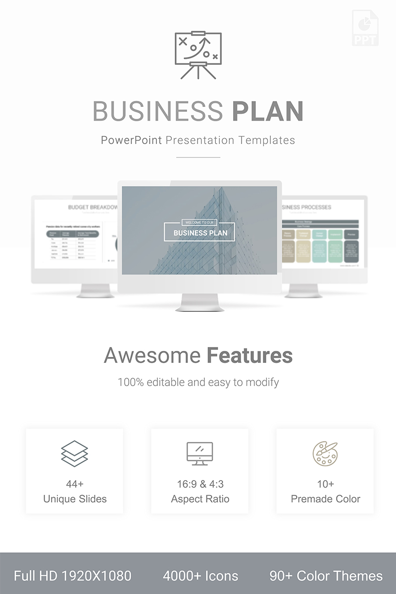 Business Plan Presentation PowerPoint template