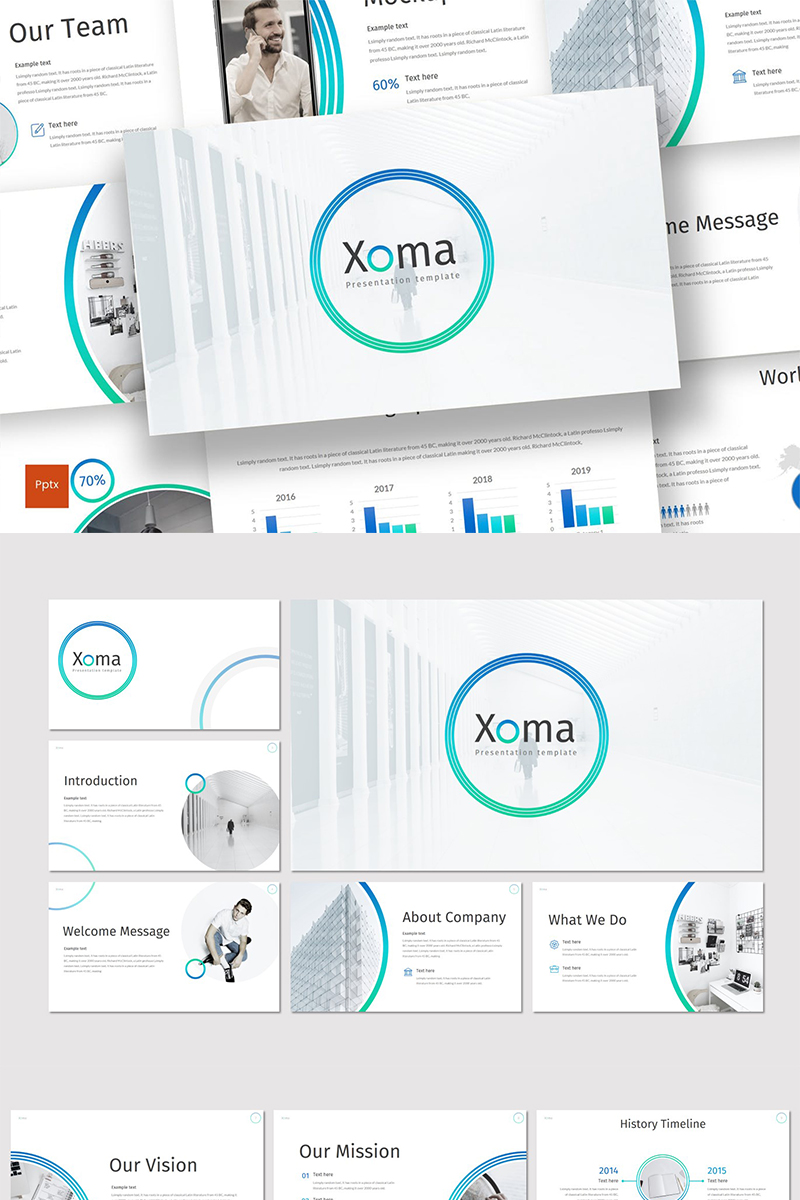 Xoma PowerPoint template