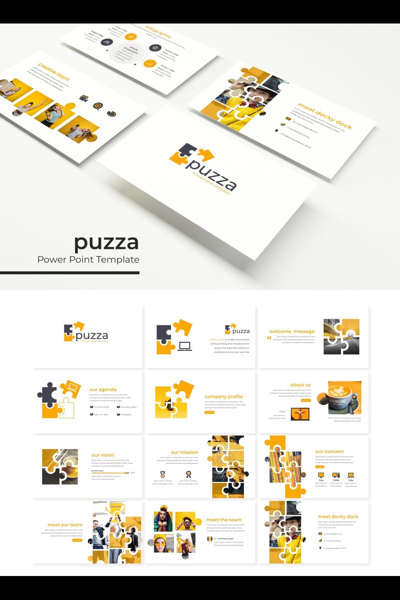 Puzza PowerPoint template