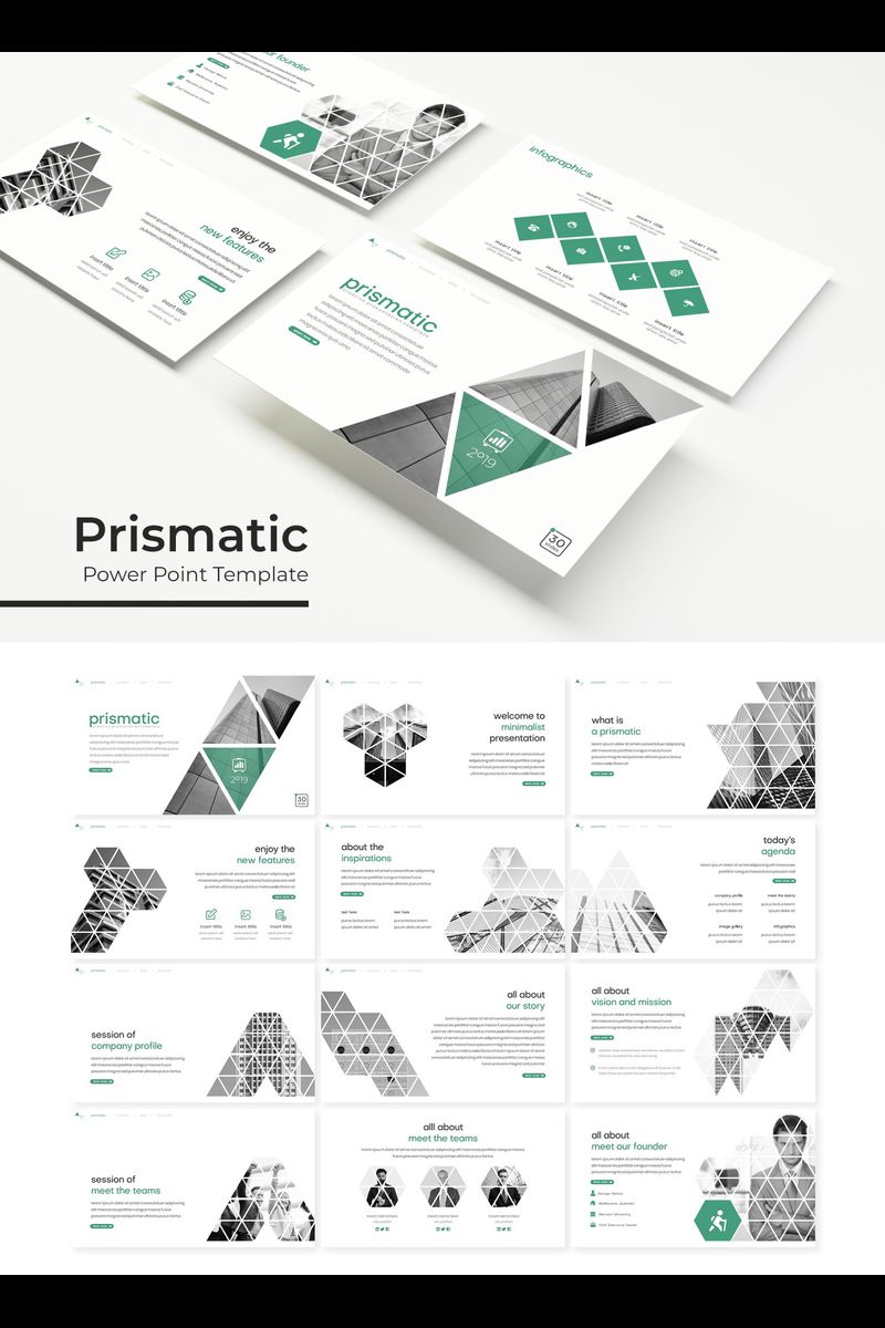 Prismatic PowerPoint template
