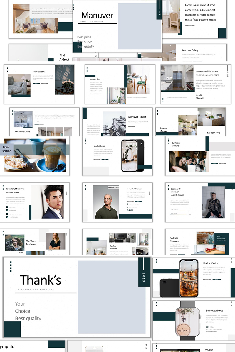 Manuver PowerPoint template