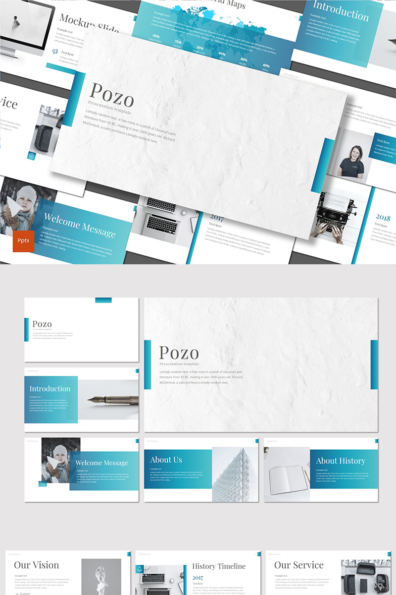 Pozo PowerPoint template