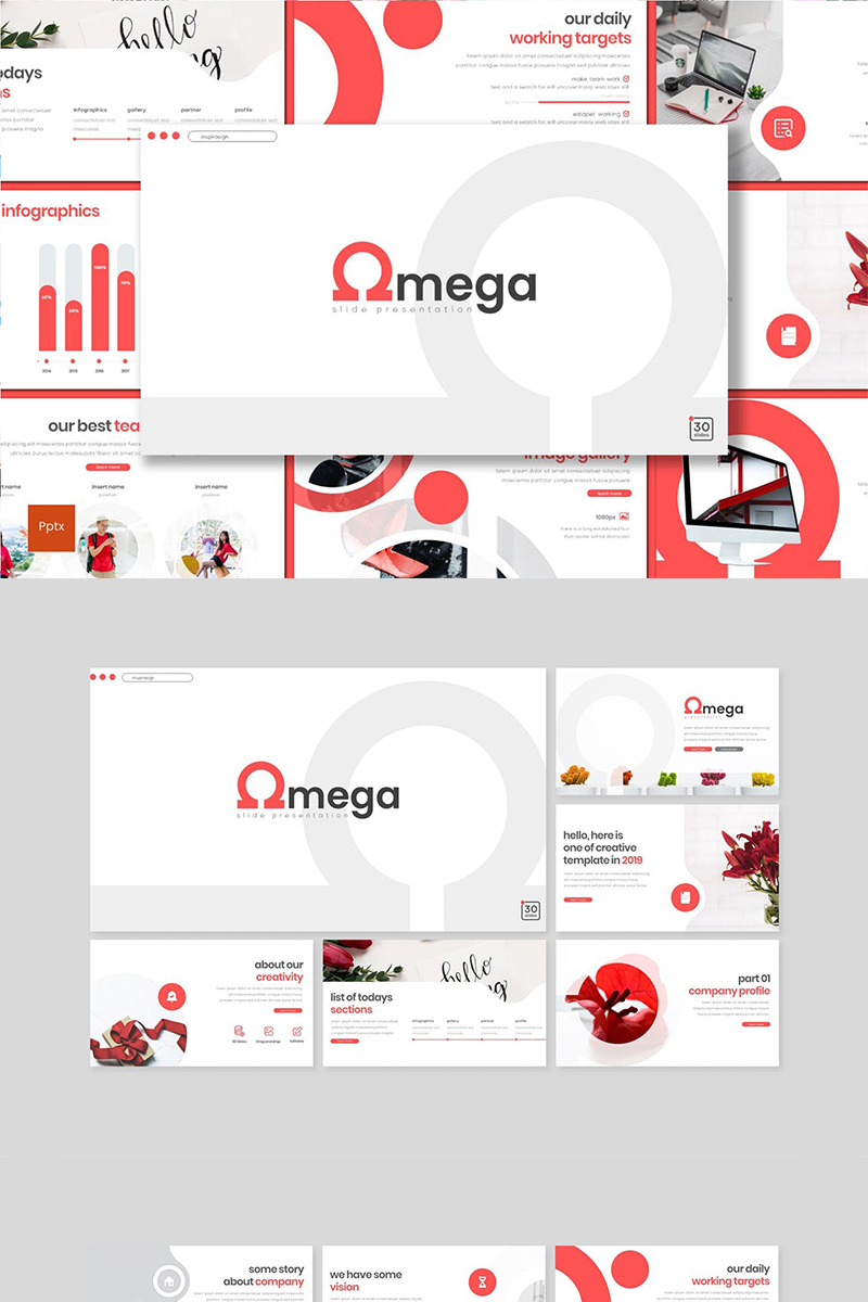 Omega PowerPoint template