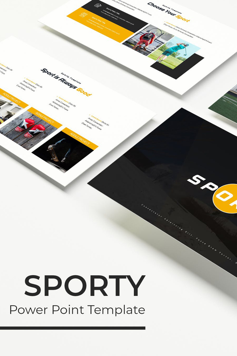 Sporty PowerPoint template