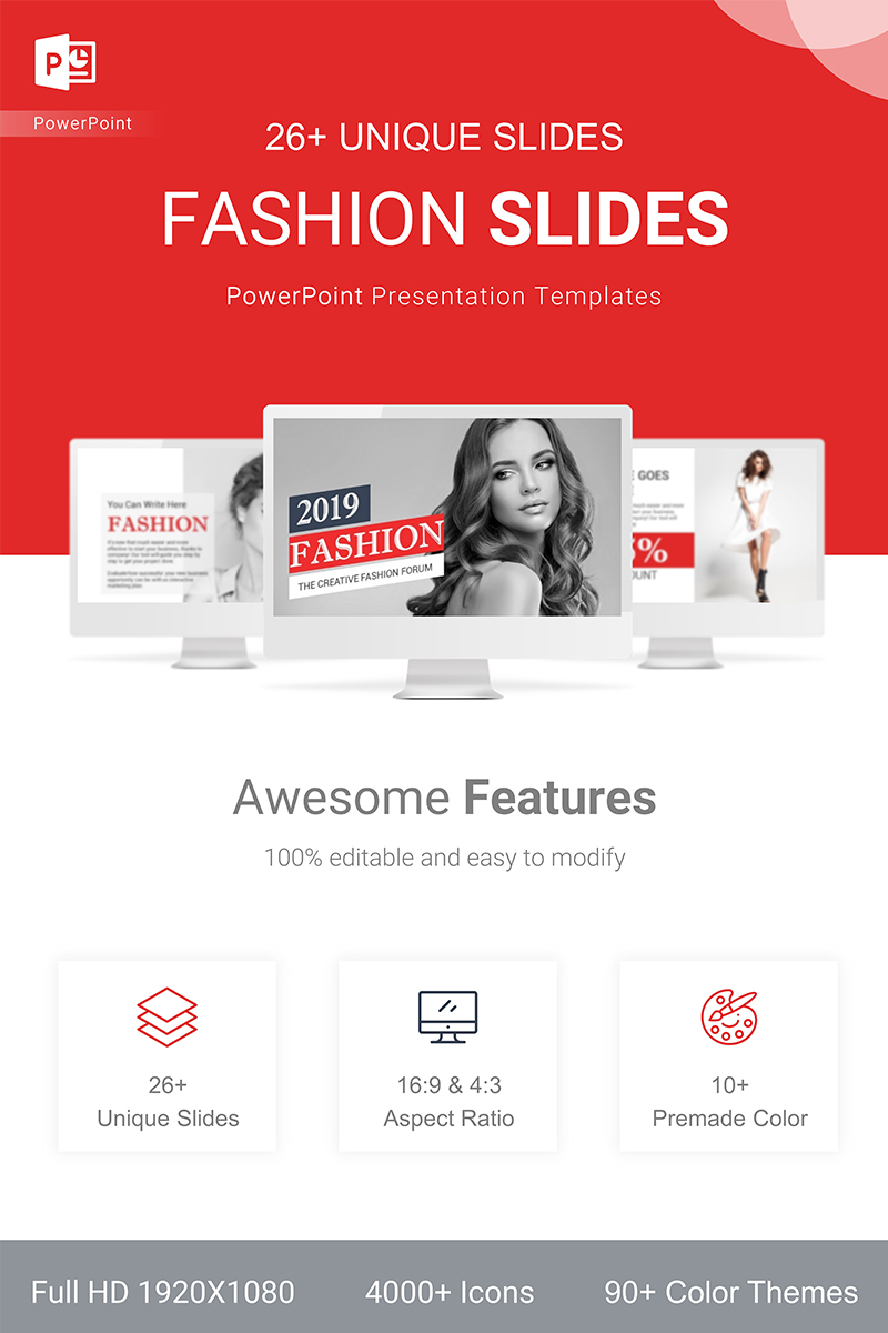 Fashion Presentation PowerPoint template