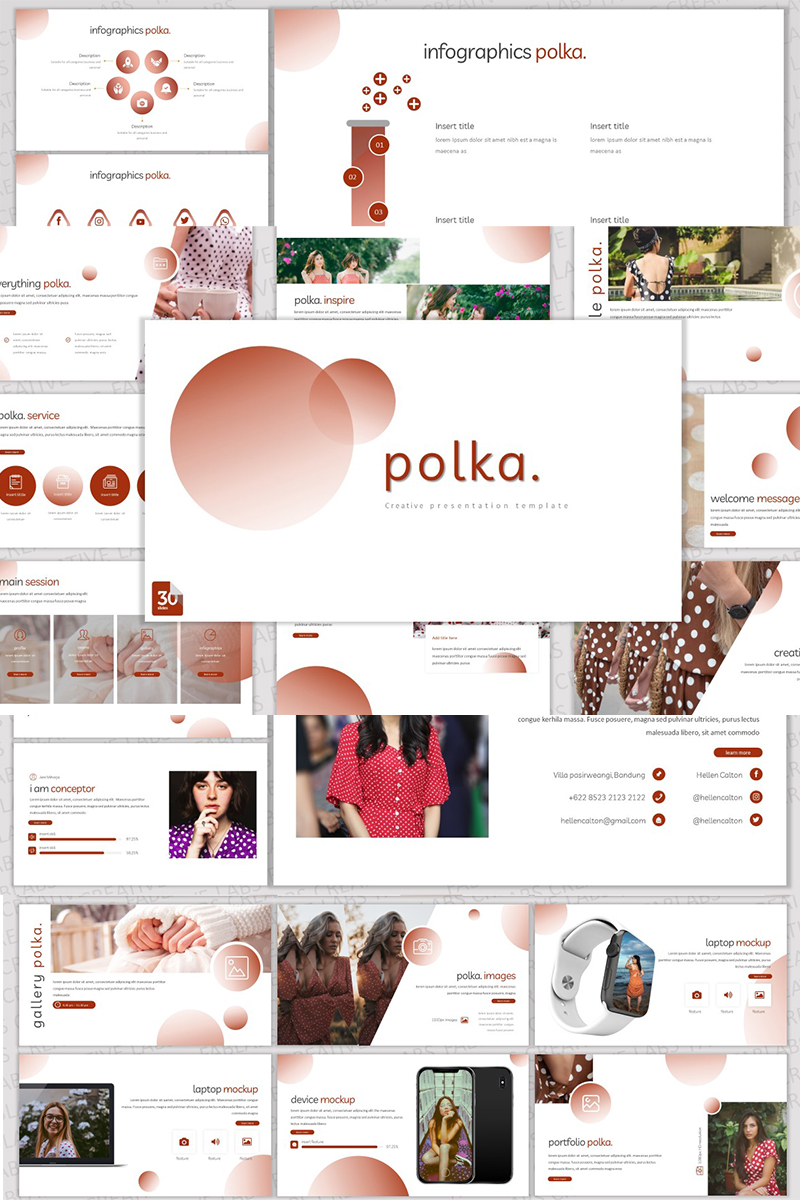 Polka PowerPoint template