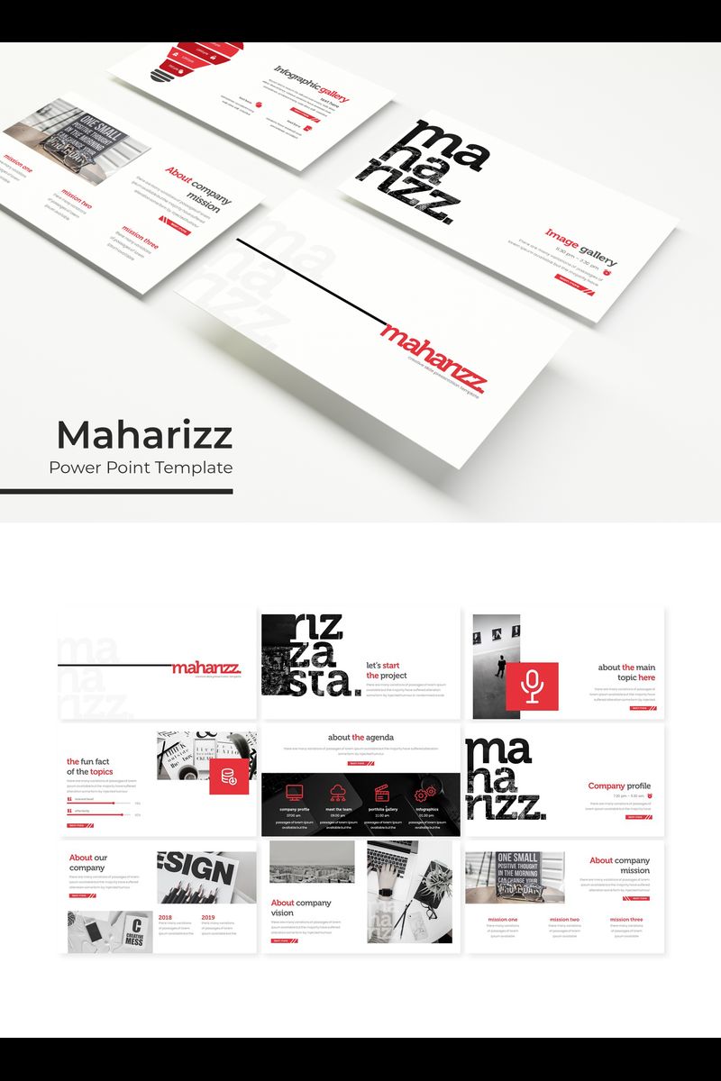 Maharizz PowerPoint template