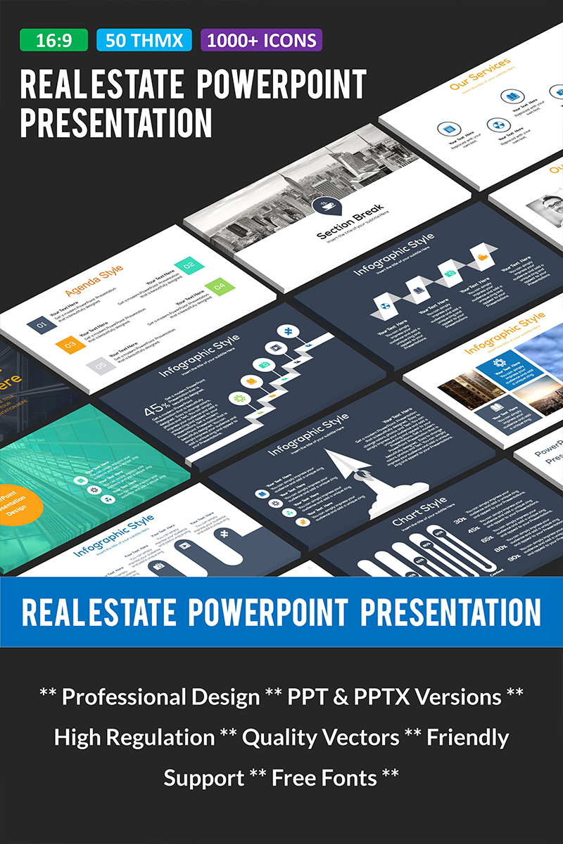 Pro Real Estate PowerPoint template