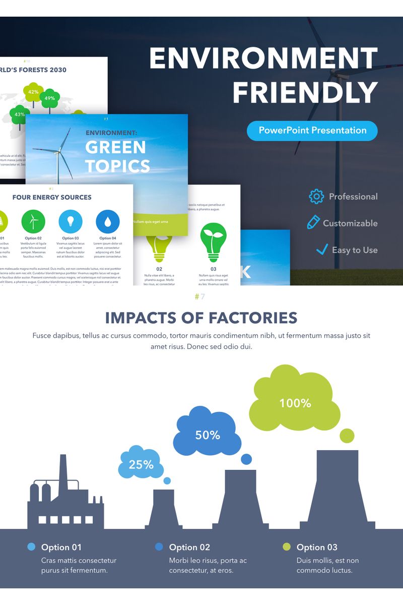 Environment Friendly PowerPoint template
