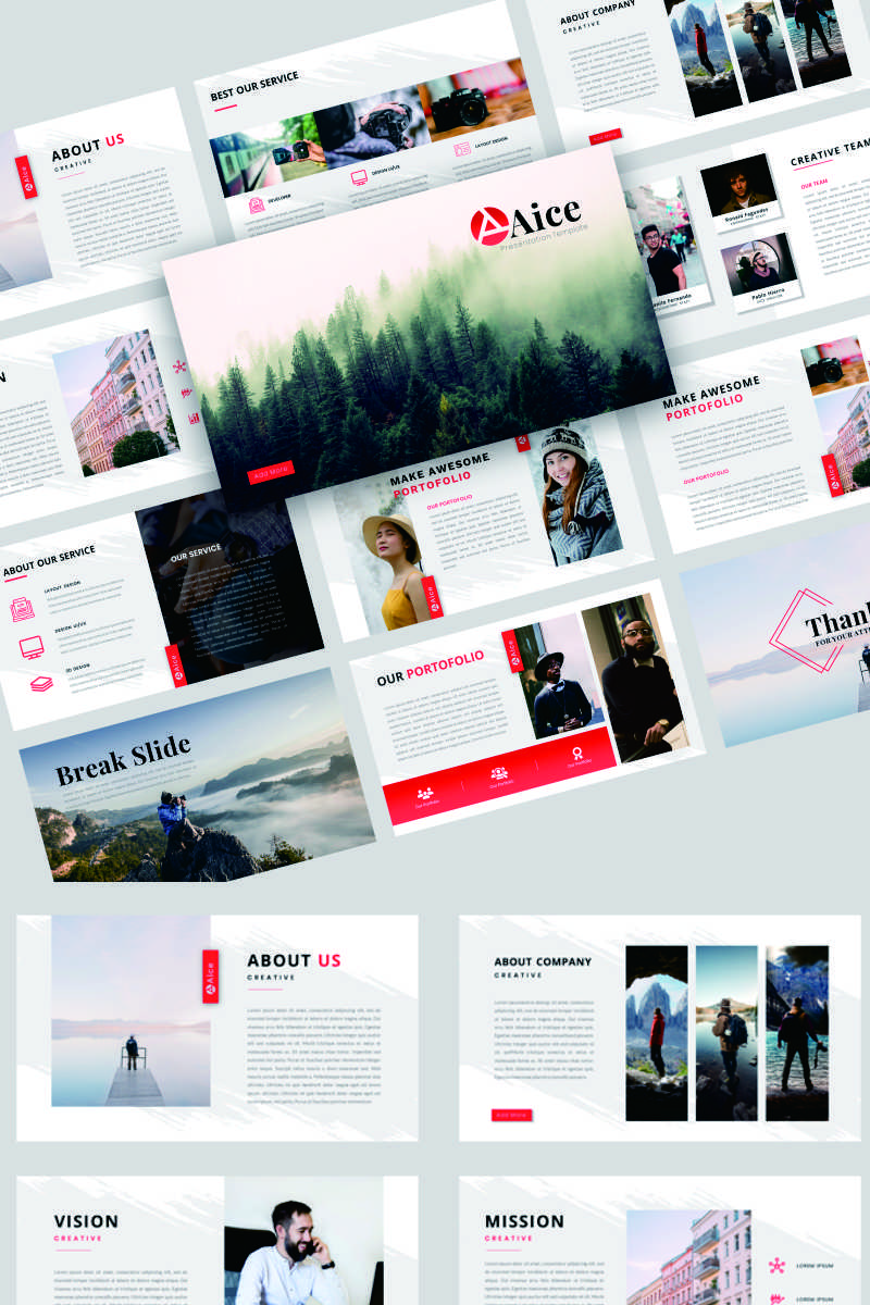 Aice - Creative Business PowerPoint template