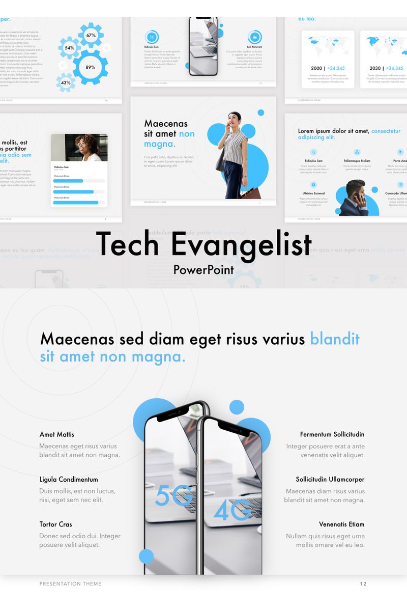 Tech Evangelist PowerPoint template