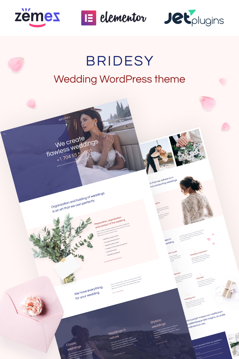 Bridesy - Tender And Neat Wedding WordPress Theme