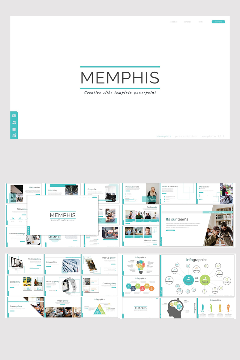 Memphis PowerPoint template
