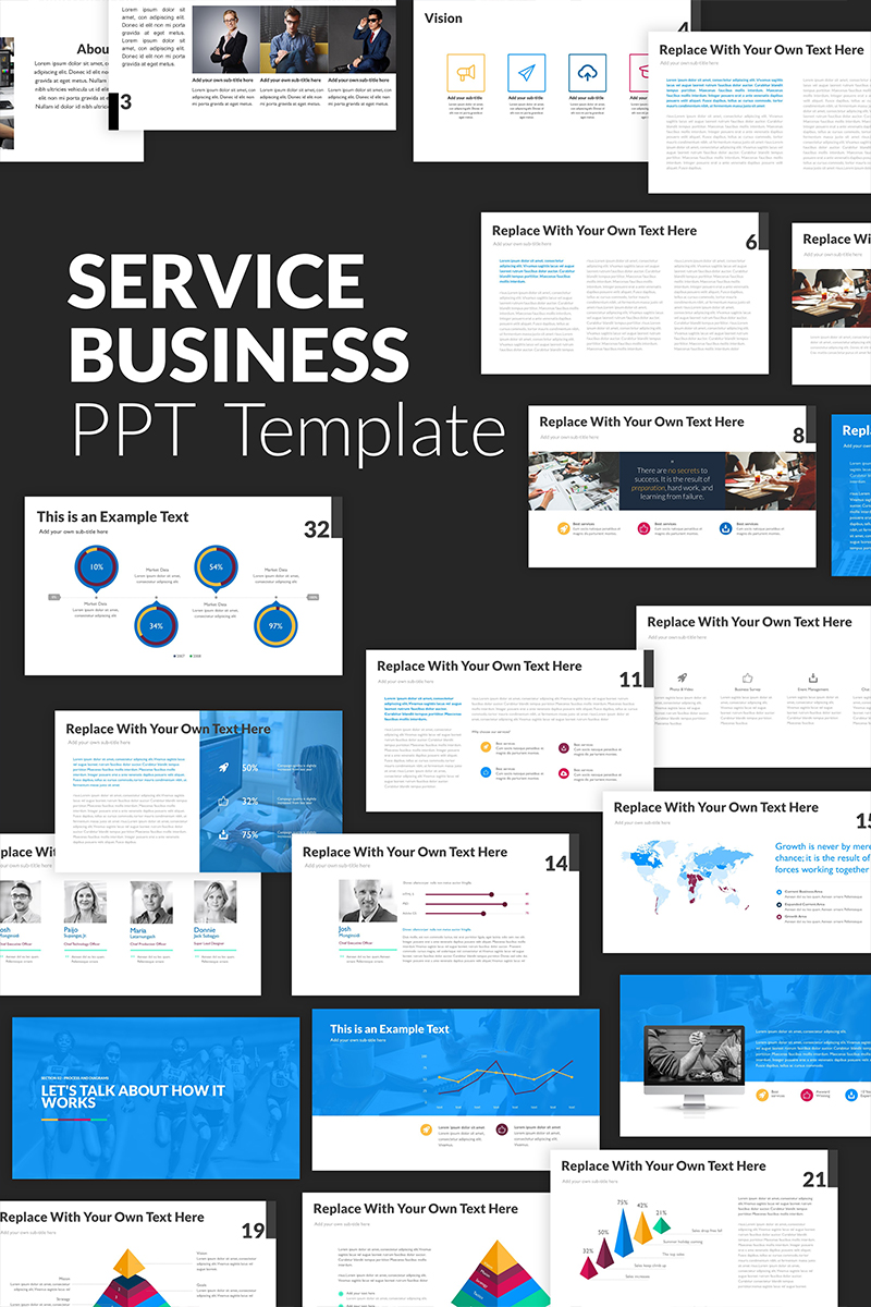 Service PowerPoint template