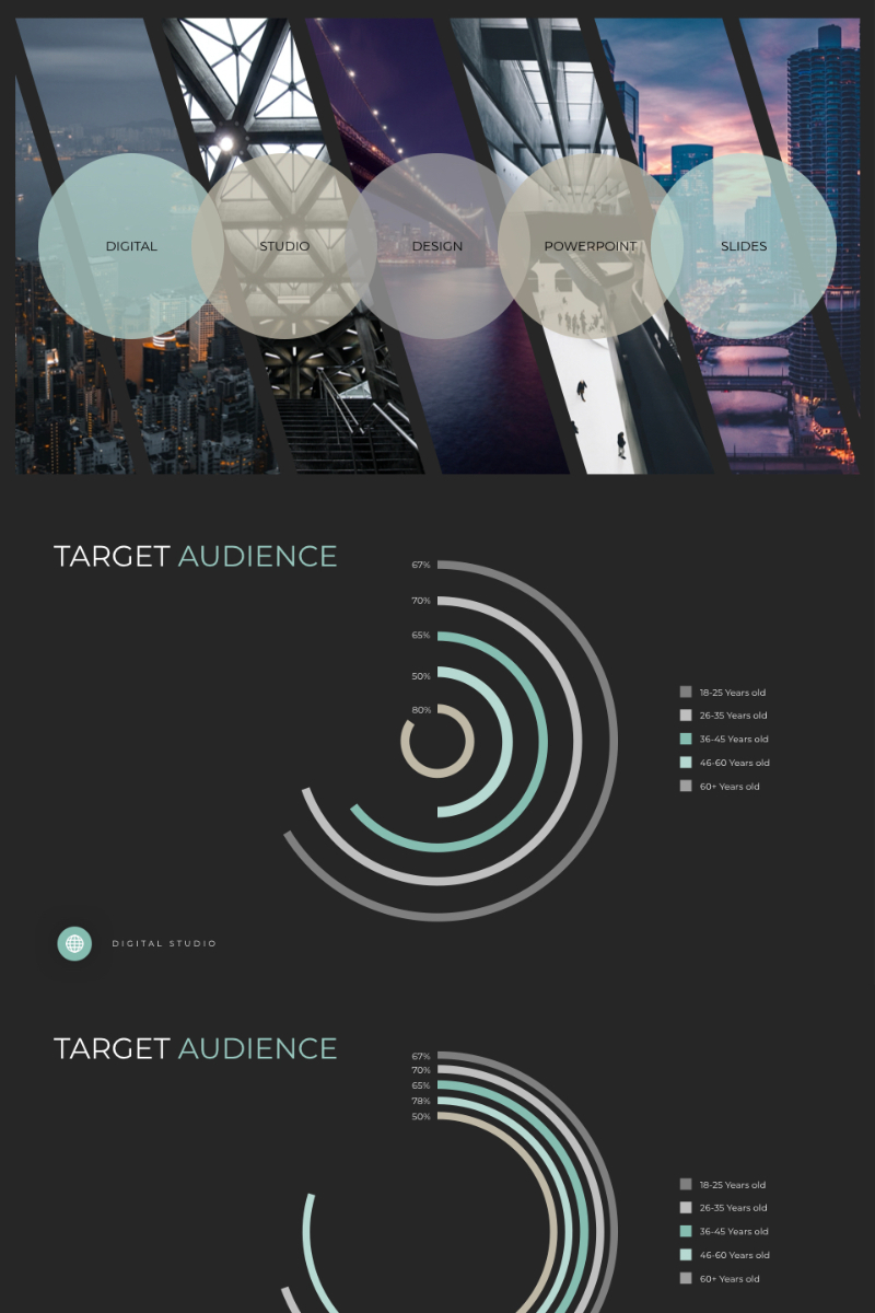 NEArt Infographics Presentation PowerPoint template