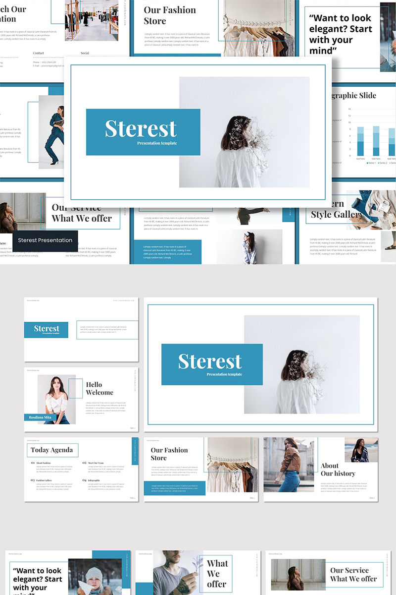 STERES PowerPoint template