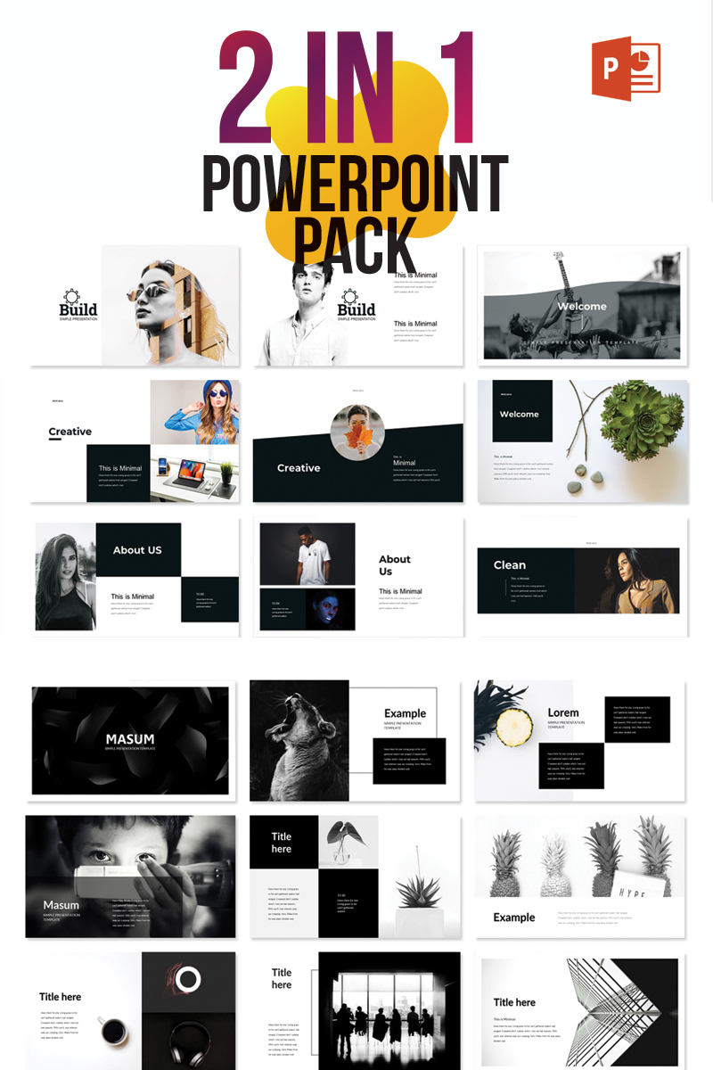 Creative - Business Pack PowerPoint template