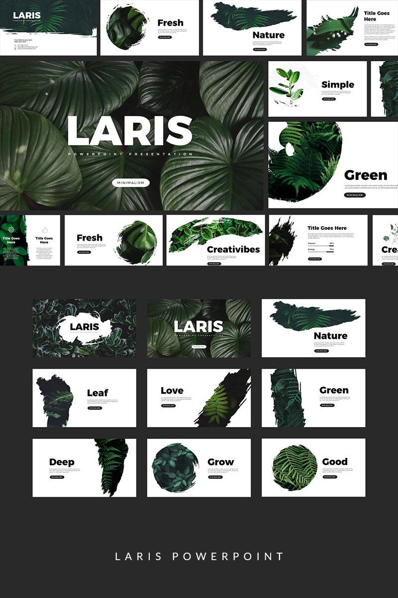 Laris Brush PowerPoint template