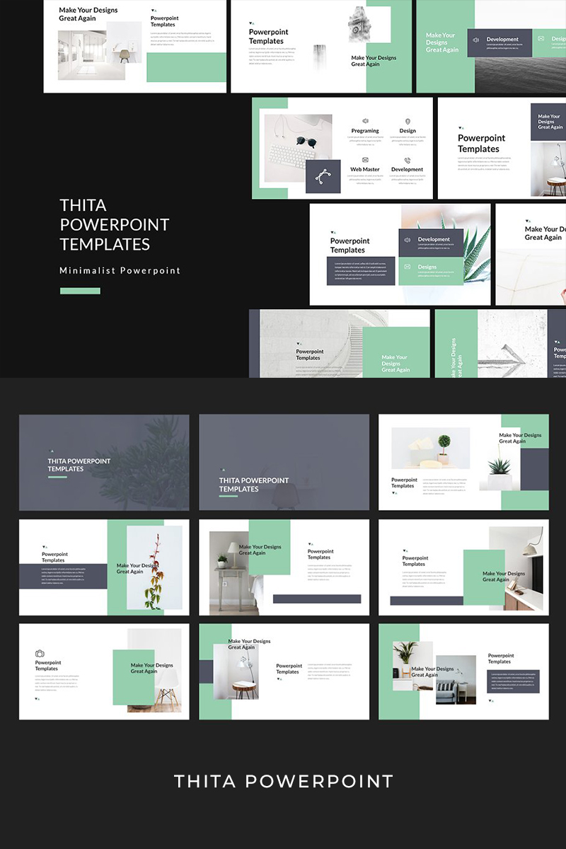 Thita Lookbook PowerPoint template