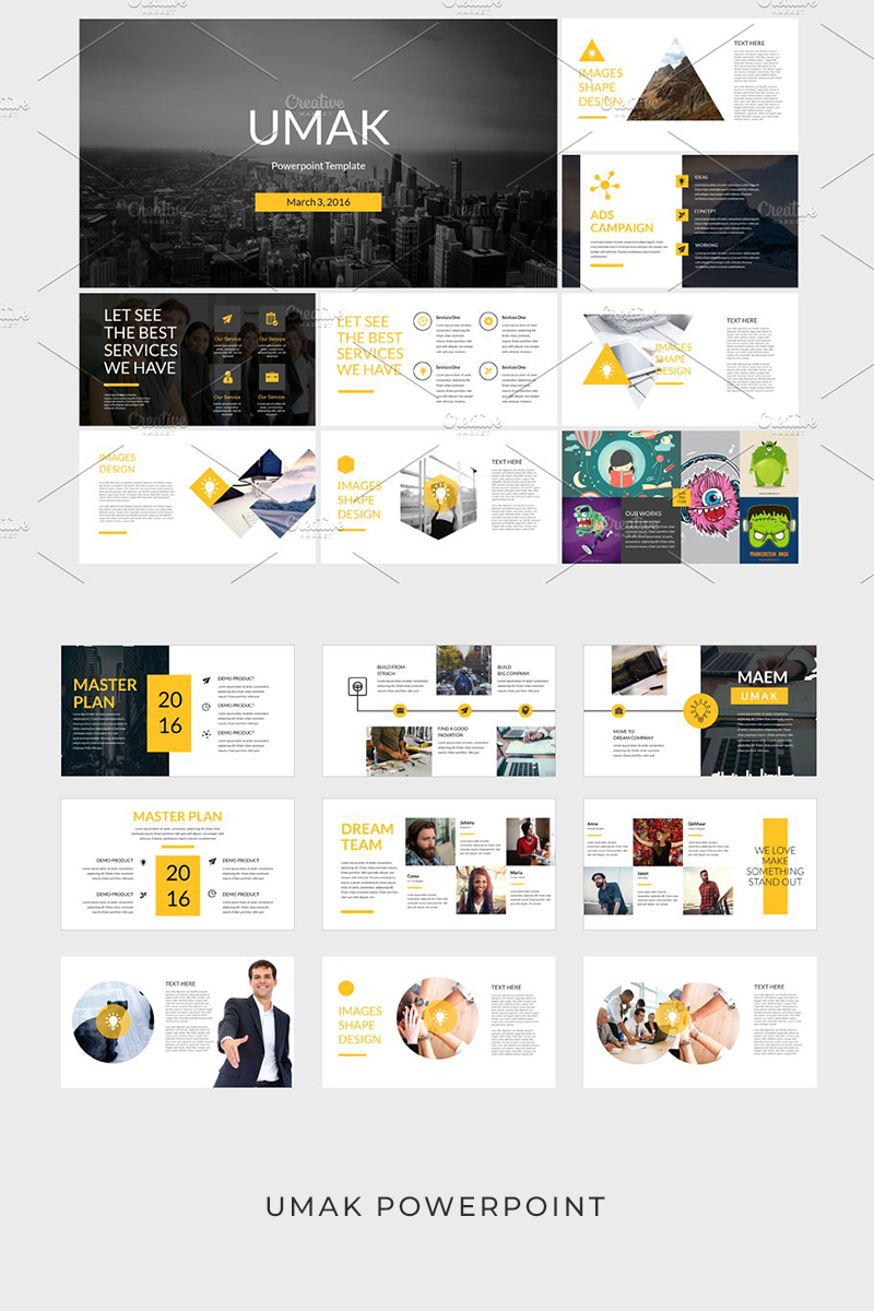 Umak PowerPoint template