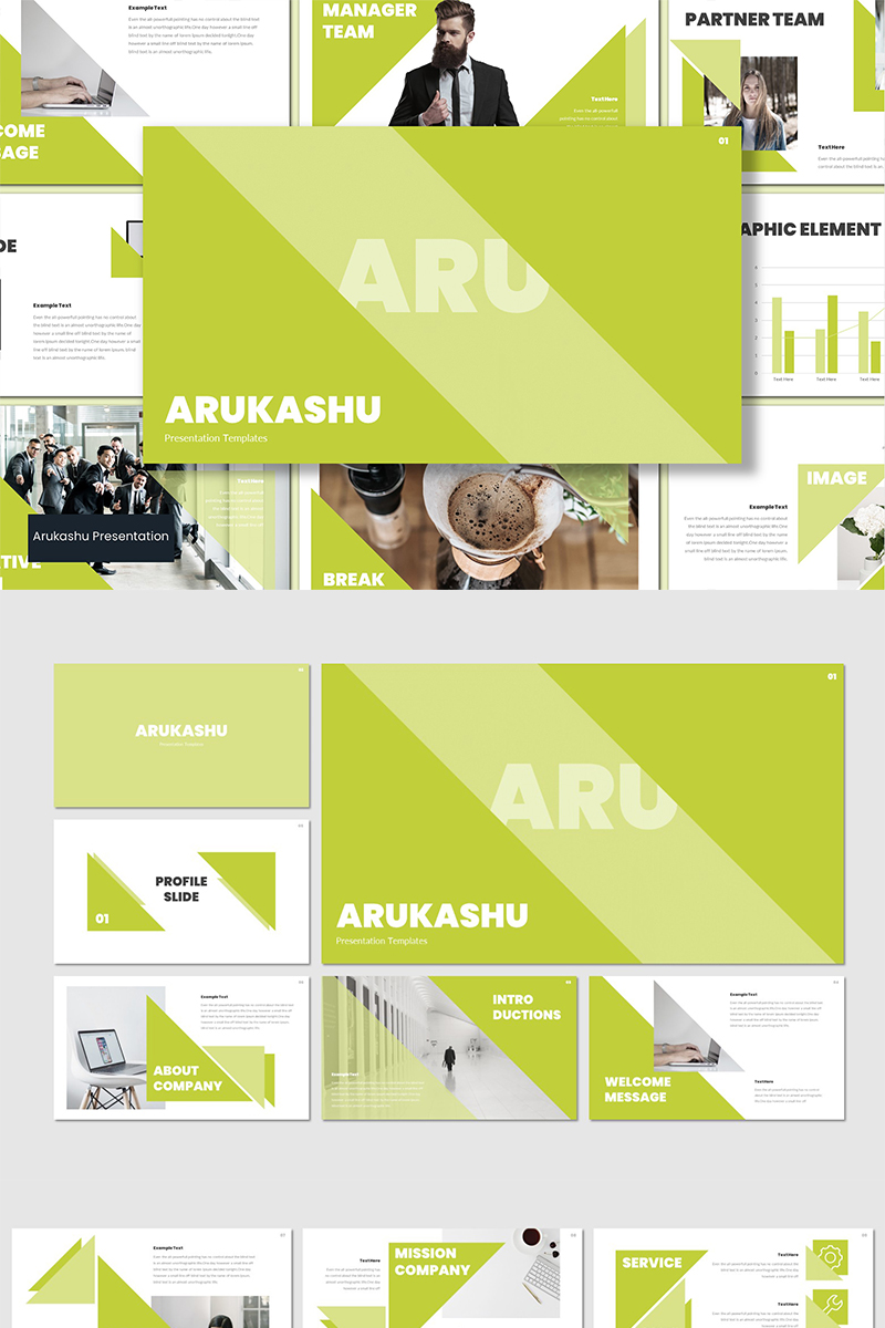 Arukashu PowerPoint template