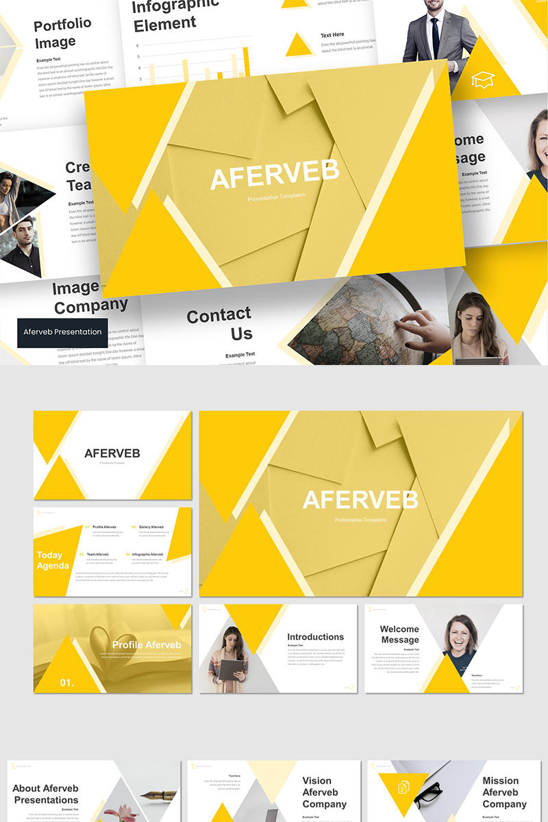 Aferveb PowerPoint template