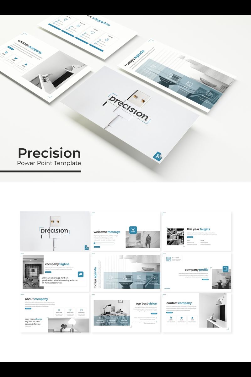 Precision PowerPoint template