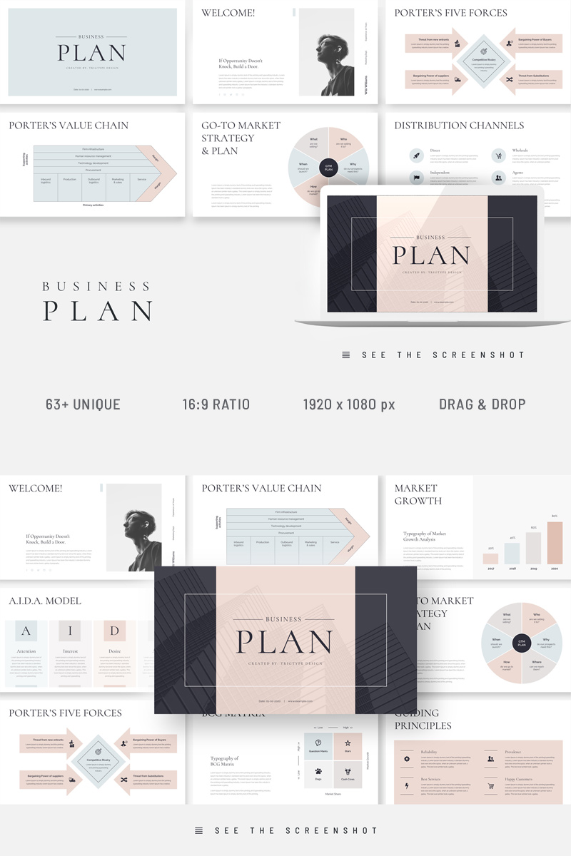 Business Plan Presentation PowerPoint template