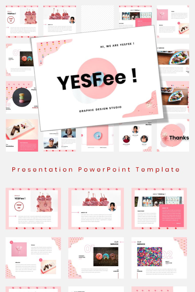 Yesfee – Business Instagram PowerPoint template