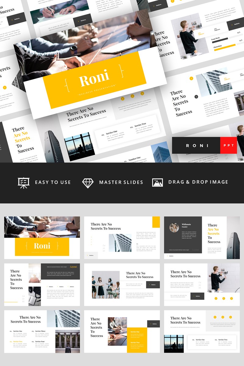 Roni - Business PowerPoint template