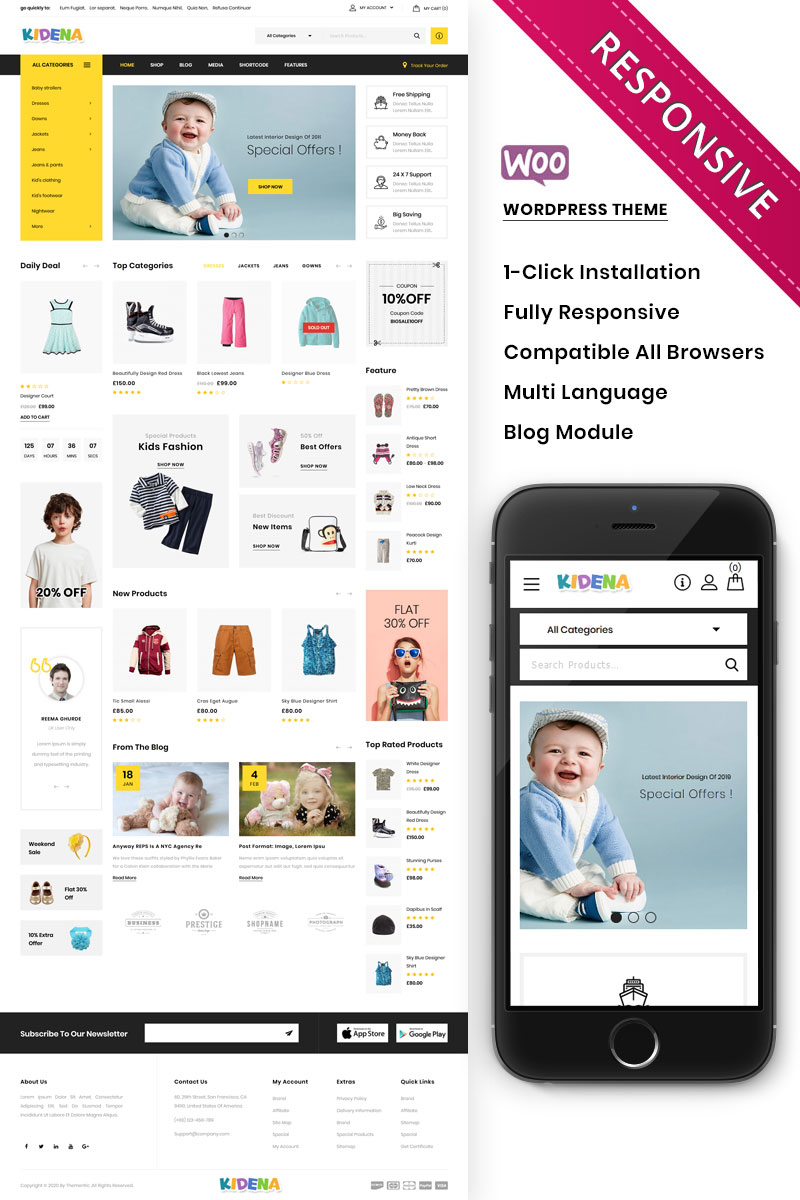 Thèmes WooCommerce