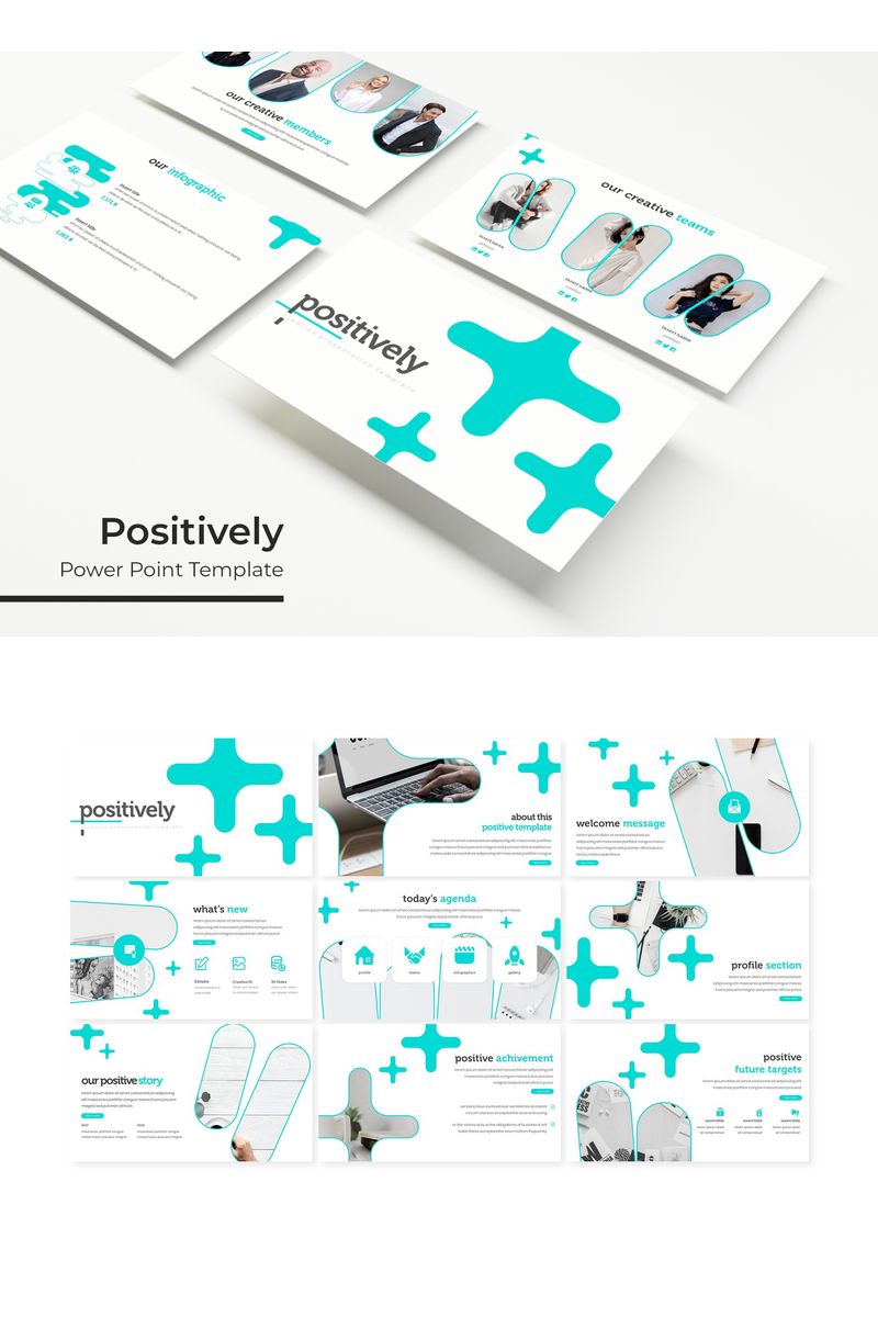 Positively PowerPoint template
