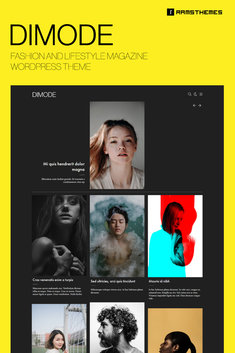 DIMODE - Fashion and Lifestyle Magazine WordPress Theme