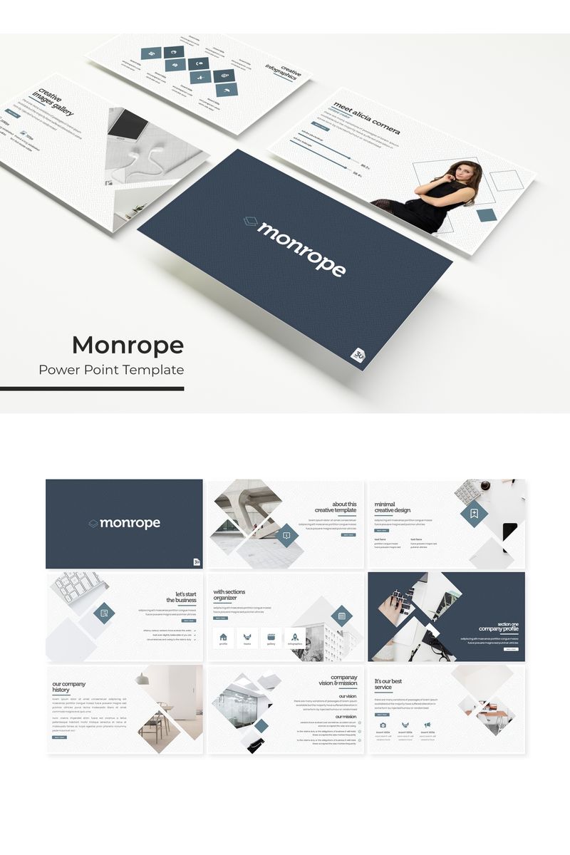 Monrope PowerPoint template