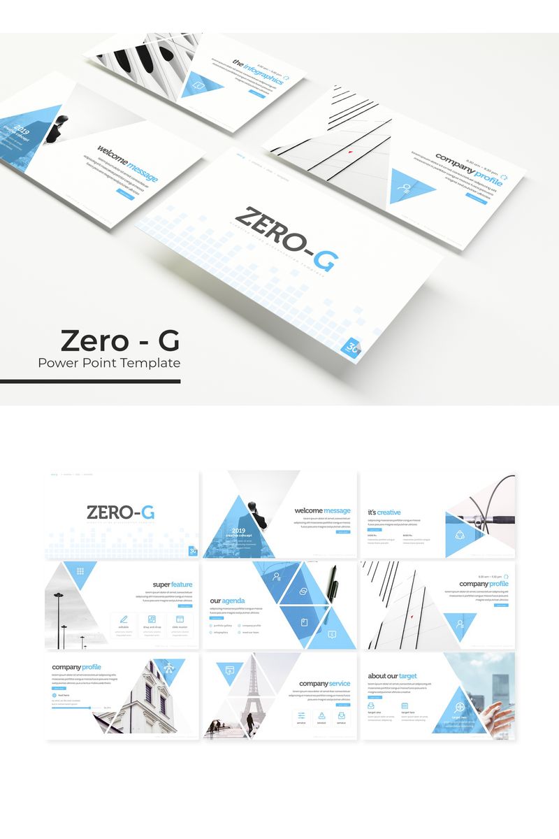 Zero - G PowerPoint template