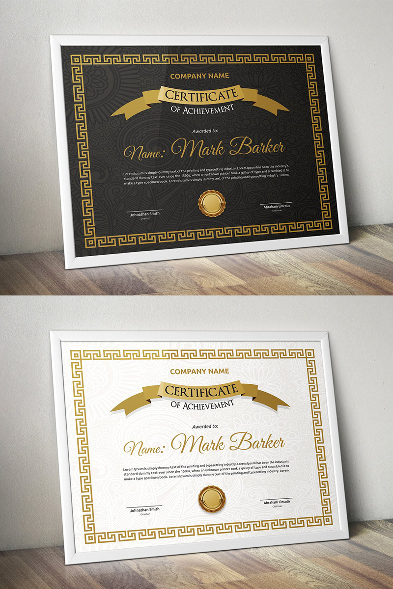 Certificate Templates