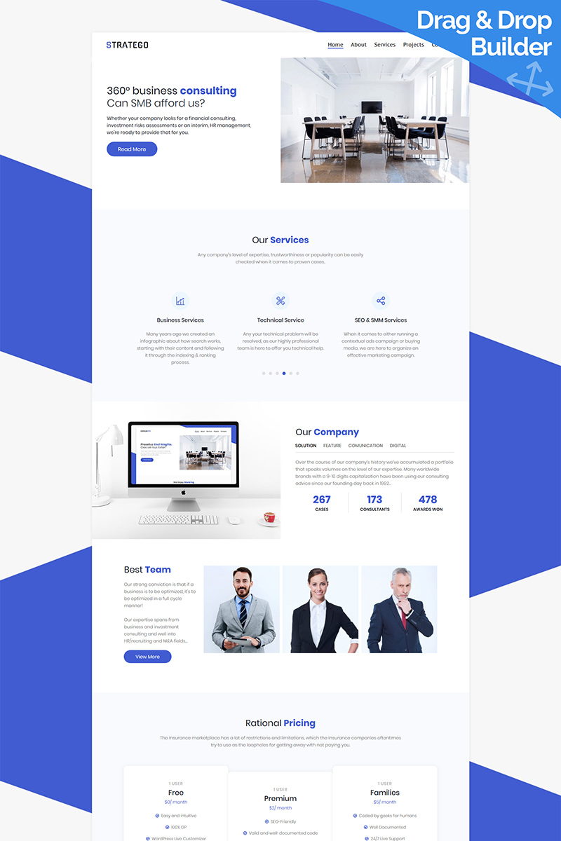 Stratego - Business Moto CMS 3 Template