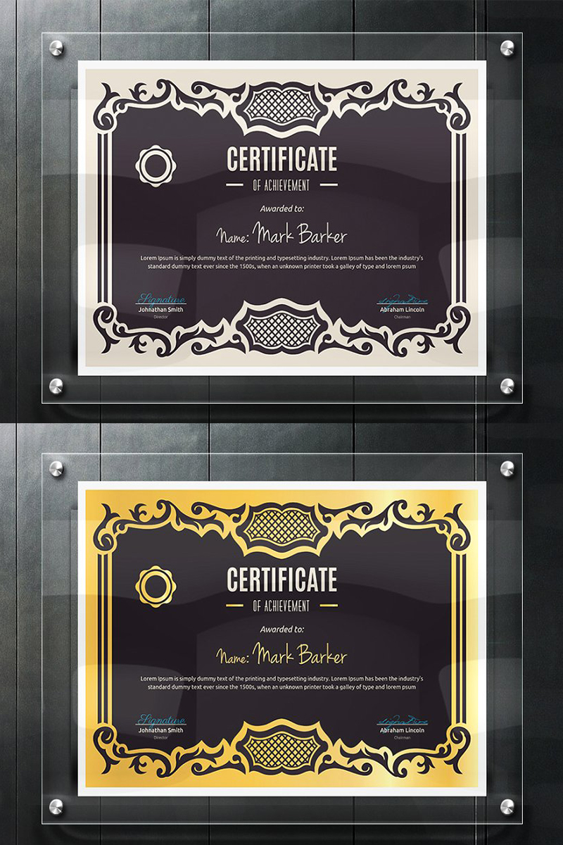 Certificate Templates